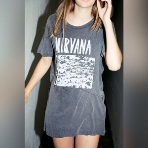 Brandy Melville Gray Short Sleeve Tee